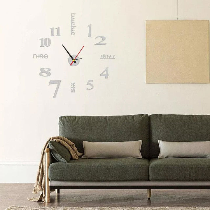 DIY Modern No-Punch Wall Clock | Stornfield