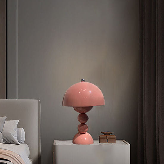 Stornfield | Modern Luxury Green Ceramic Pumpkin Shaped 1-Light Table Lamp – Ideal for Bedroom/Living Room/Lounge/Office