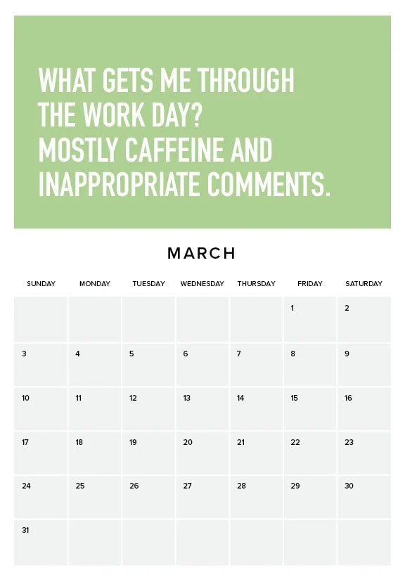 Adulting Is Difficult 2024 Wall Calendar | Stornfield