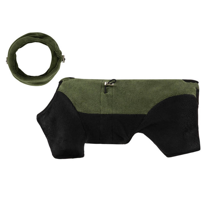 Stornfield | Full Protection Fleece Dog Bodysuit with Detachable Collar