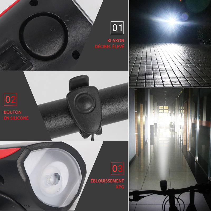 Rechargeable USB Mountain Bike Front Light | Stornfield