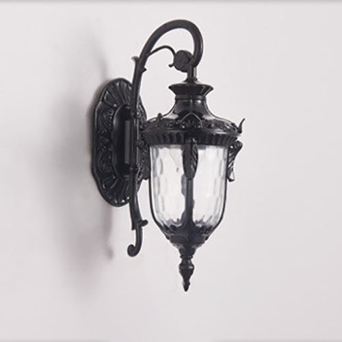 European Deluxe Lantern Outdoor Waterproof 1-Light Wall Sconce Lamp | Stornfield