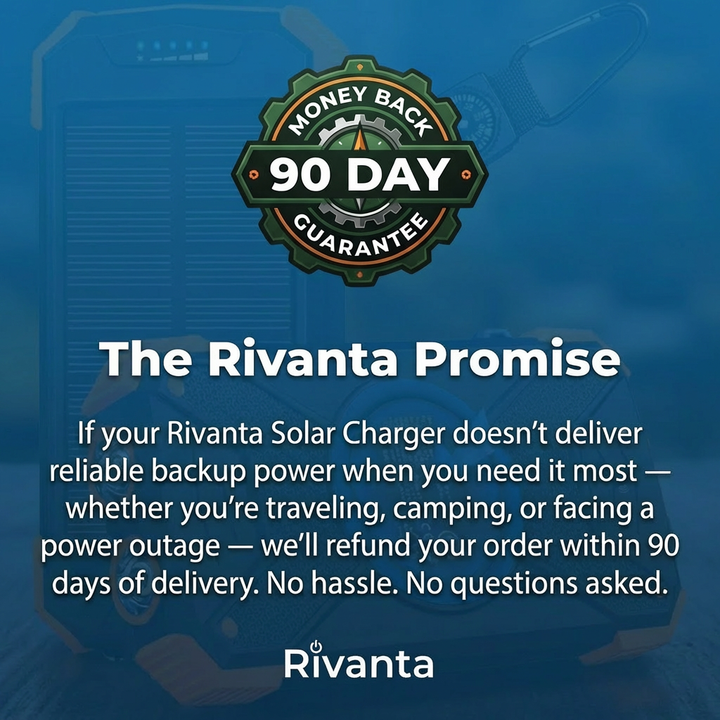 Rivanta Solar-Powerbank Emergency Powerbank IPX4 | Stornfield