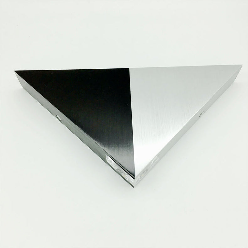 Stornfield | TriLumina Prism LED Wall Sconce | Creative Pyramid Design | Aluminum & Acrylic | Color Light Options
