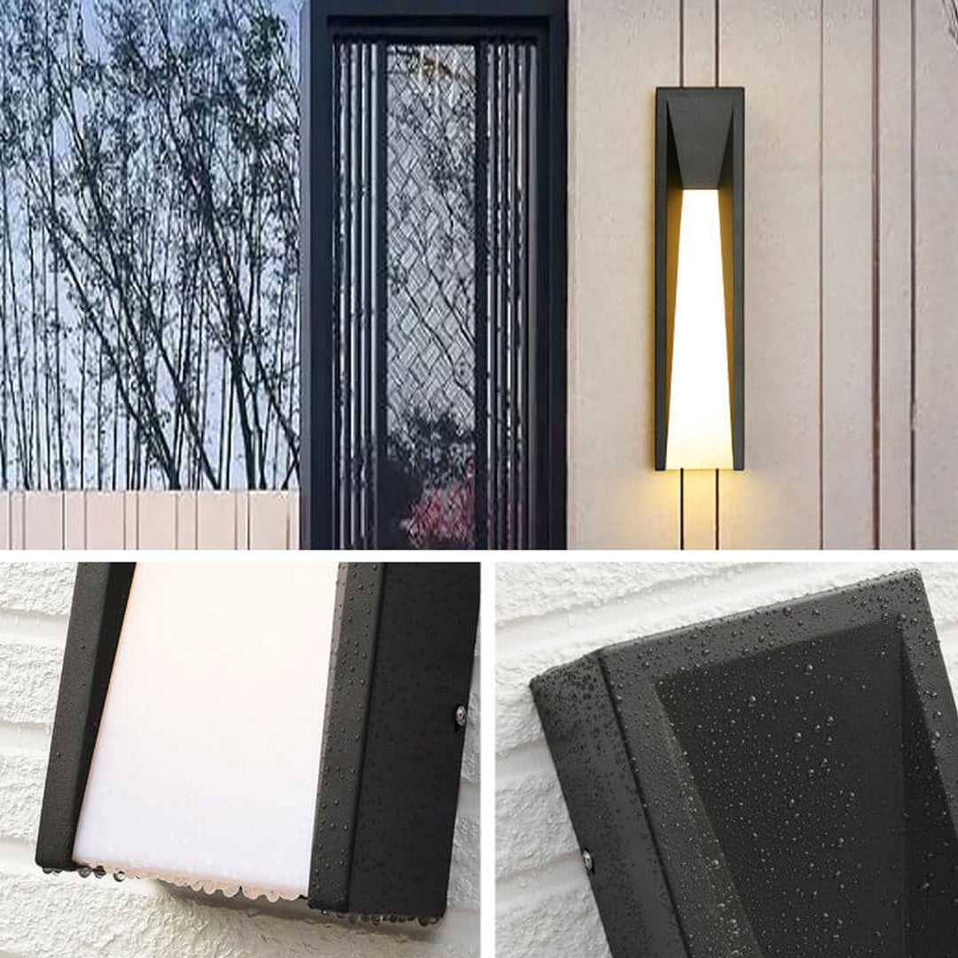 Waterproof Simple Strip Design LED Outdoor Wall Sconce Lamp | Stornfield