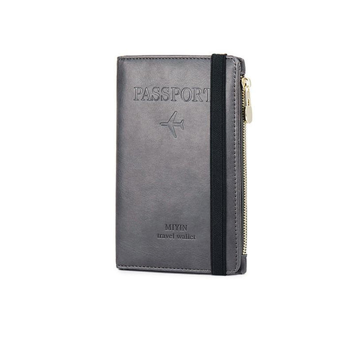 Men's Leather Passport Wallet with RFID Blocking | Stornfield