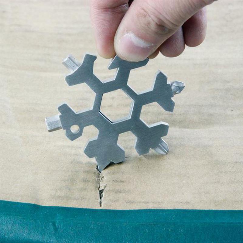Pre-Christmas sale 18-in-1 stainless steel snowflake multi-tool | Stornfield