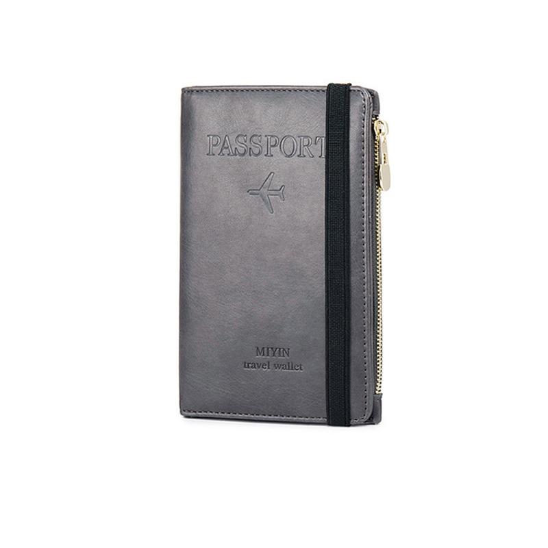 Men's Leather Passport Wallet with RFID Blocking | Stornfield