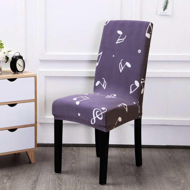 Multicolored spandex chair cover | Stornfield