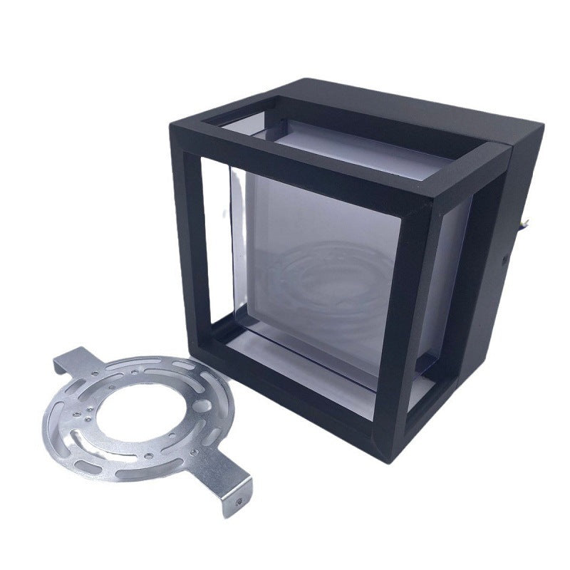 Modern Minimalist Waterproof Square Aluminum Acrylic LED Outdoor Wall Sconce Lamp For Garden | Stornfield