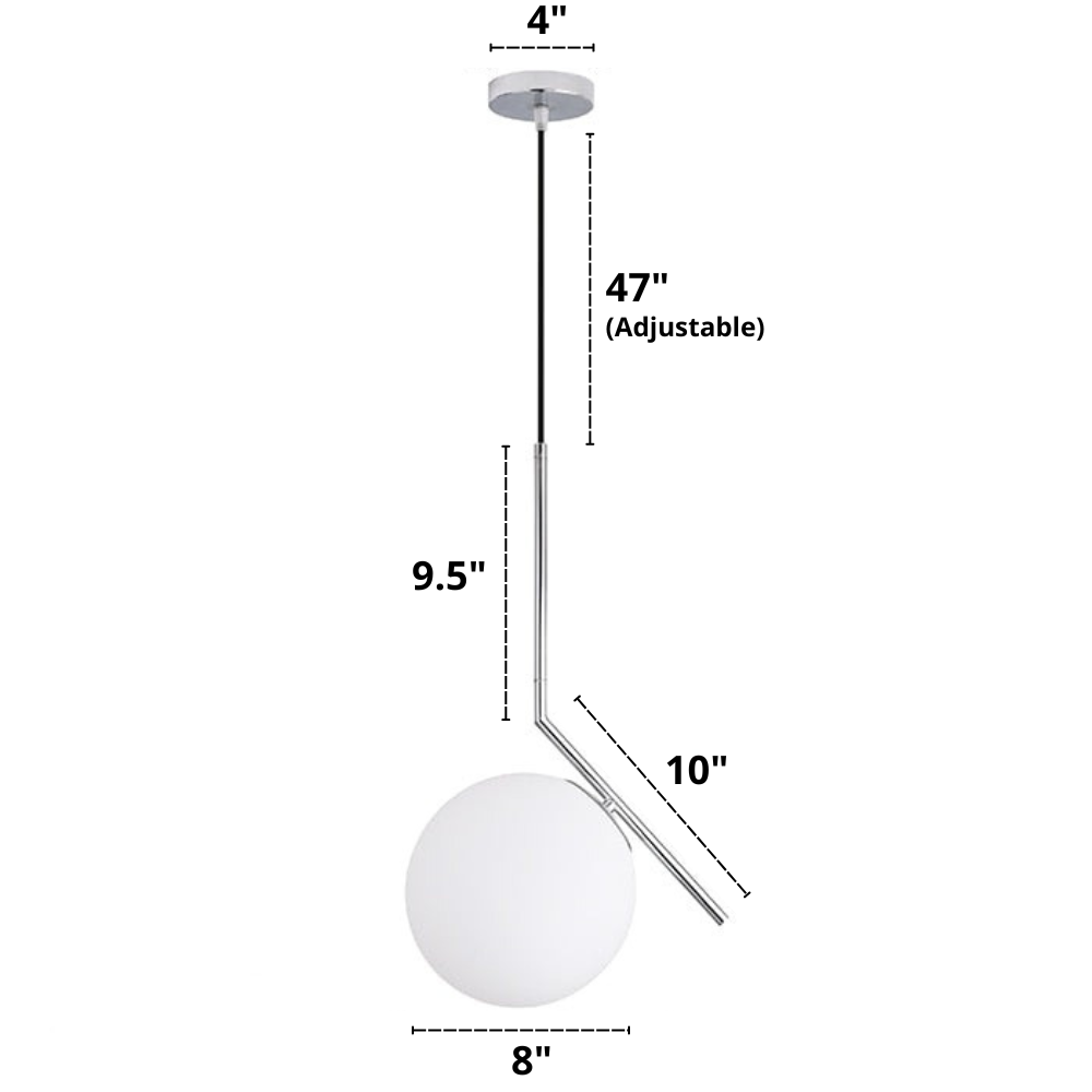 Nordic Glass Pendant Lamps | Stornfield