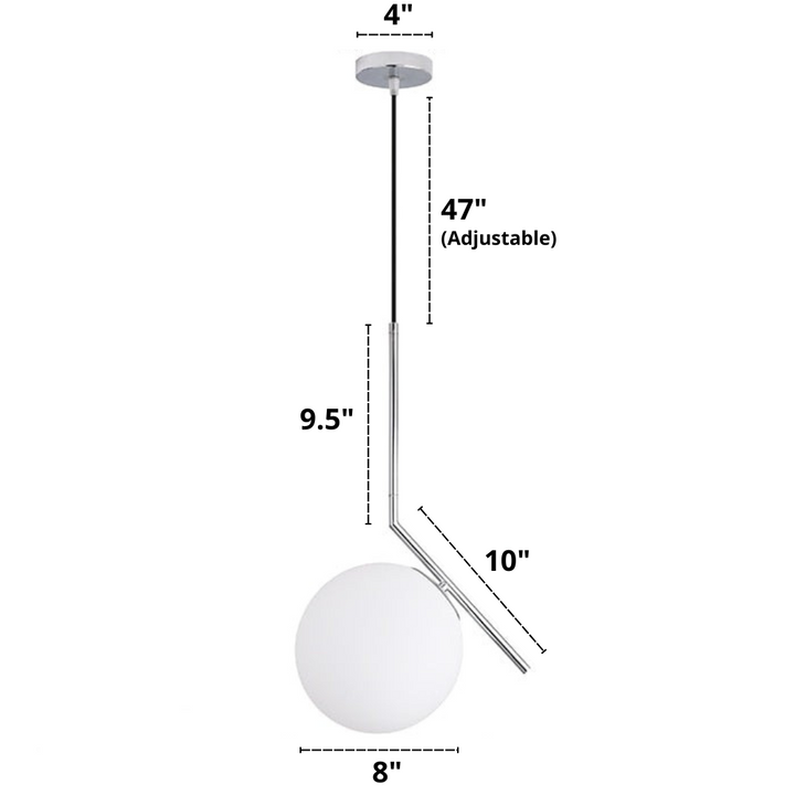 Nordic Glass Pendant Lamps | Stornfield