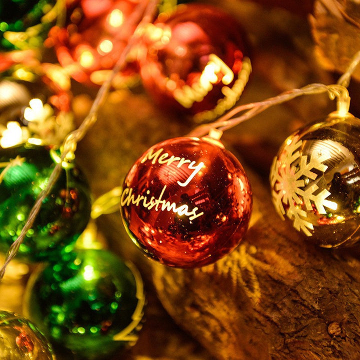 LED Christmas string lights, various designs