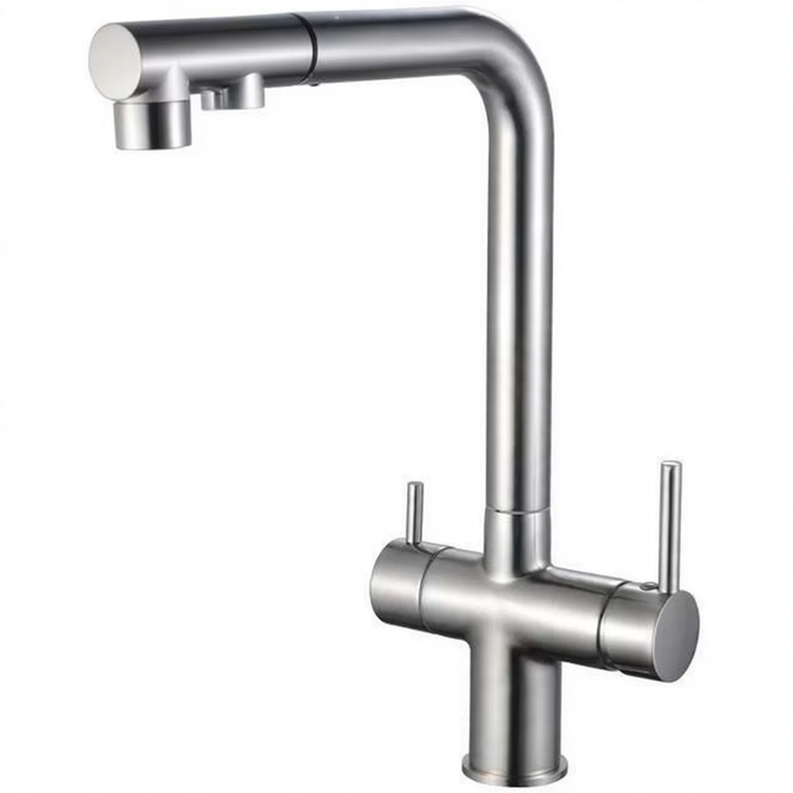 Kitchen faucet stainless steel 304, single lever mixer tap