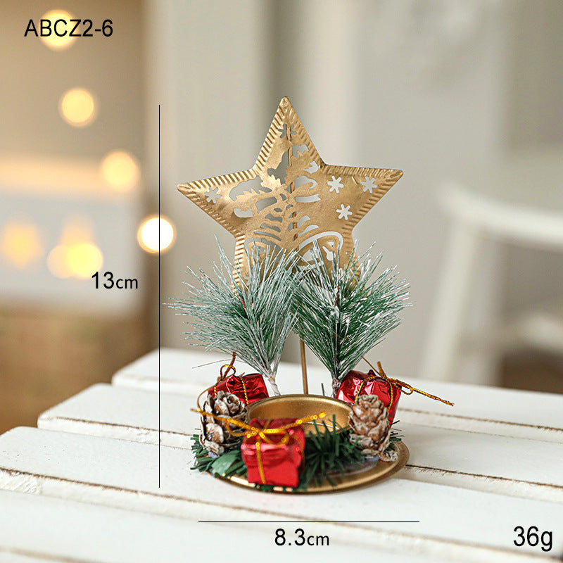 Decorative candle holder made of iron