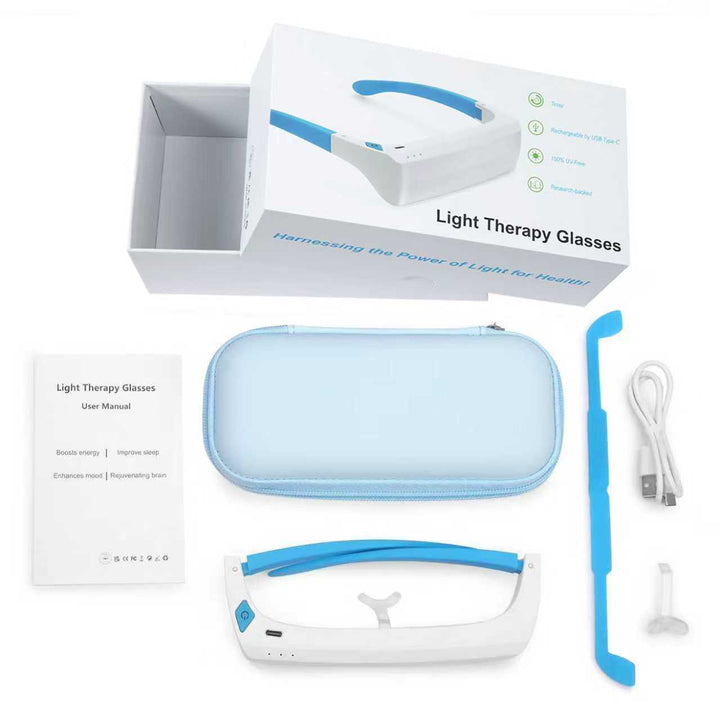 Portable LED Light Therapy Glasses, Model SE-E480