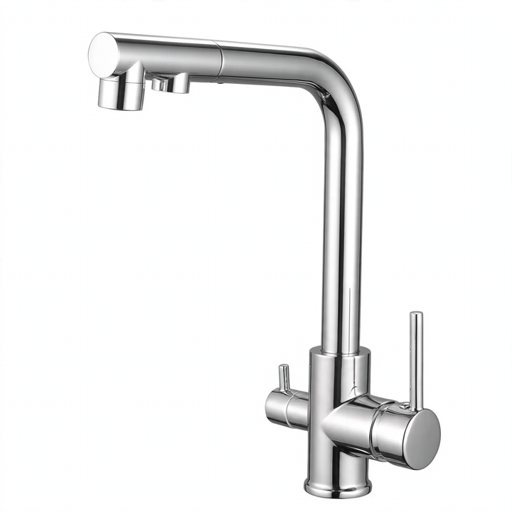 Kitchen faucet stainless steel 304, single lever mixer tap