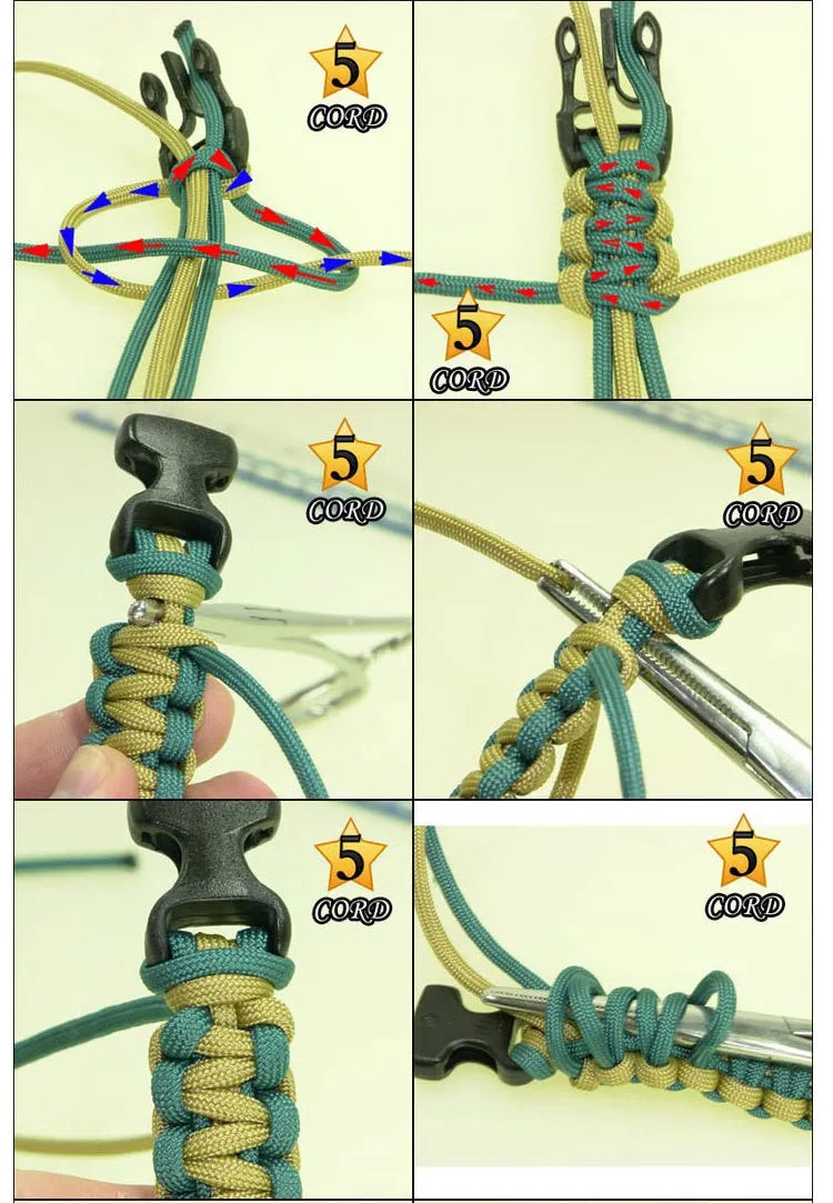5-in-1 Survival Paracord Bracelet | Stornfield