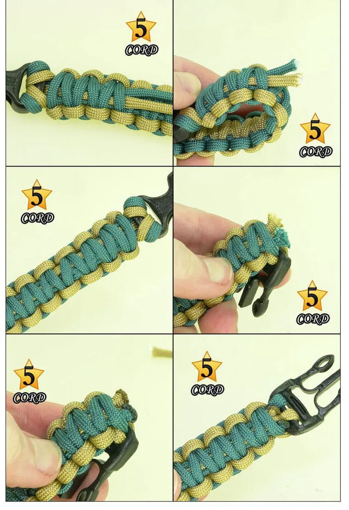 5-in-1 Survival Paracord Bracelet | Stornfield