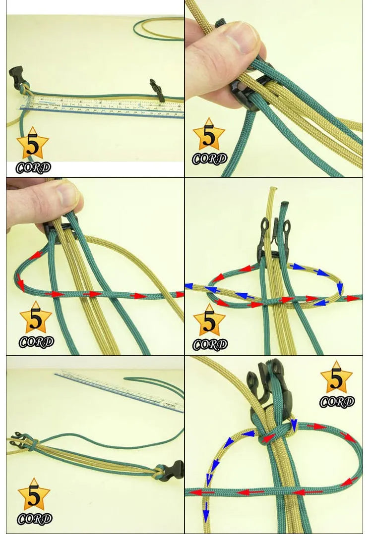 5-in-1 Survival Paracord Bracelet | Stornfield