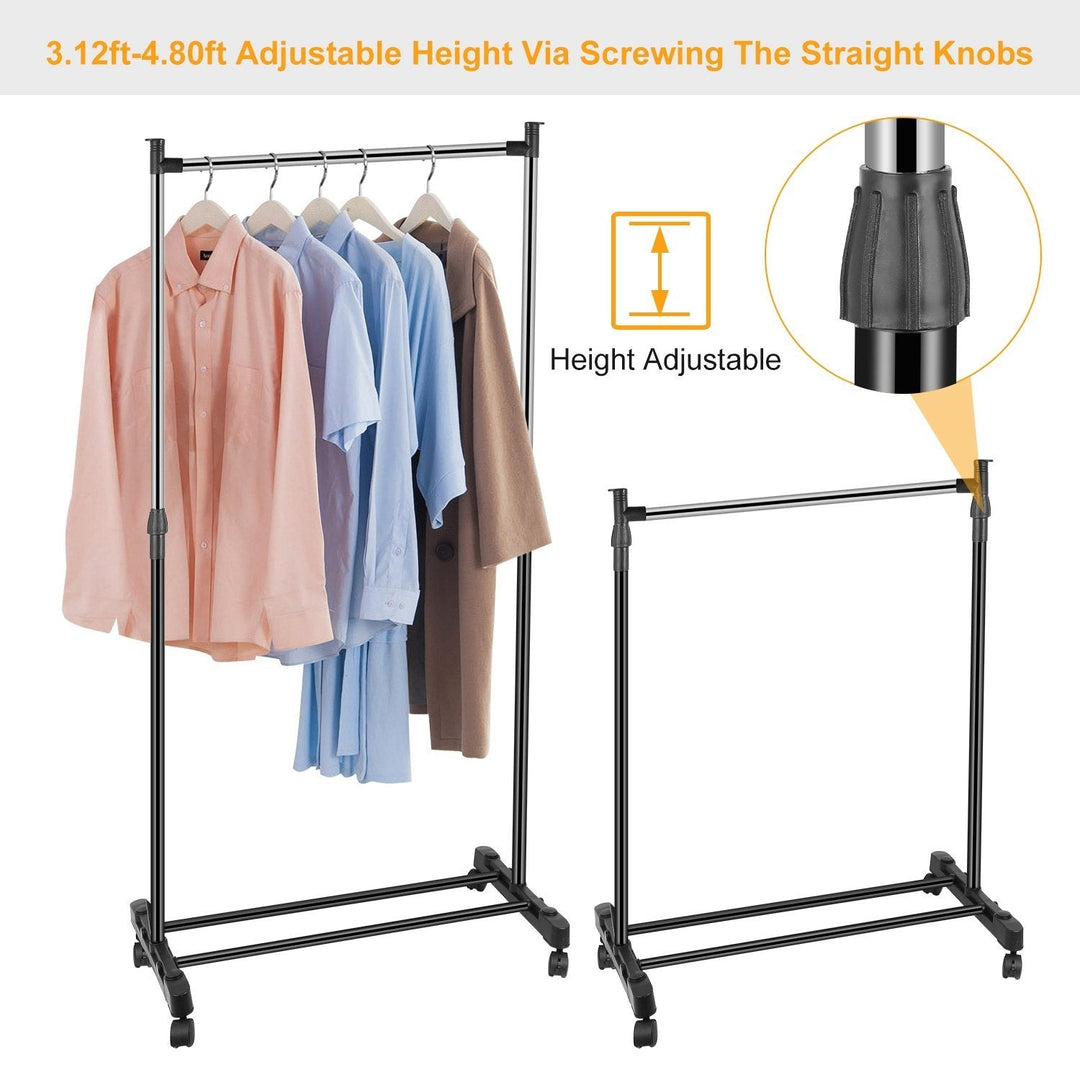 Stornfield | Height-adjustable garment rack with 15 kg/33 lbs capacity.