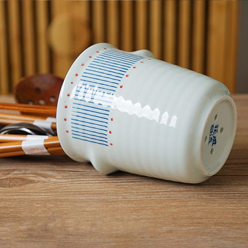Japanese Handcrafted Ceramic Glazed Chopsticks Holders | Stornfield