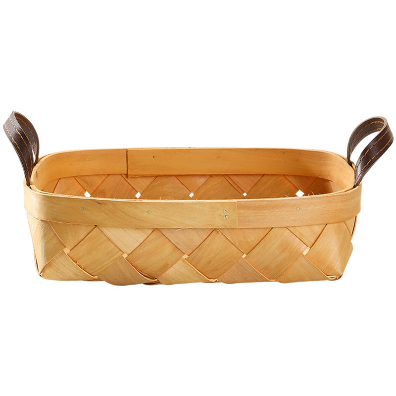 Unisex Multifunctional Storage Box made of Woven Natural Material Stornfield