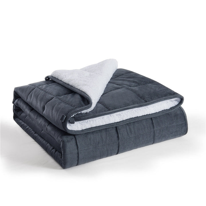 Reversible Sherpa Fleece Blanket Stornfield