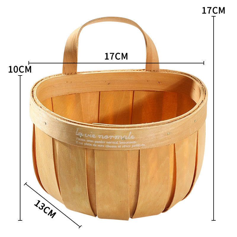 Wooden Storage Basket Stornfield