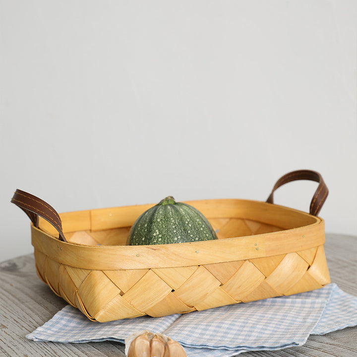 Unisex Multifunctional Storage Box made of Woven Natural Material Stornfield