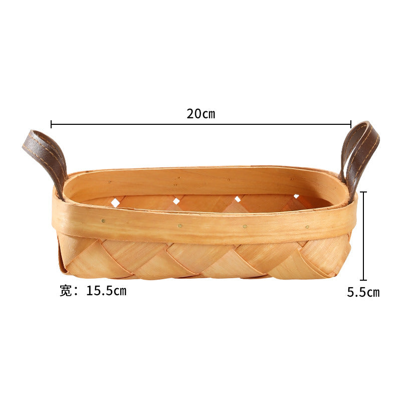 Unisex Multifunctional Storage Box made of Woven Natural Material Stornfield