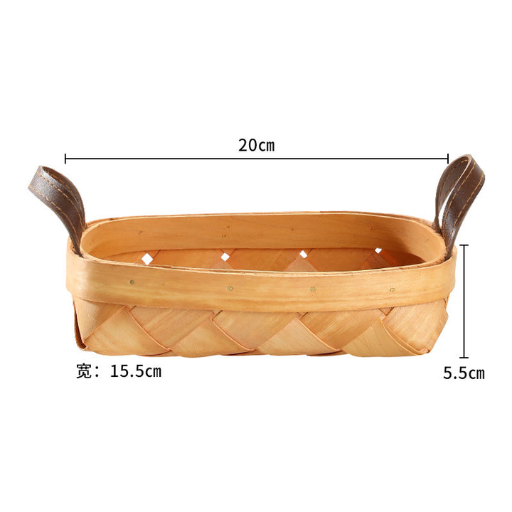 Unisex Multifunctional Storage Box made of Woven Natural Material Stornfield