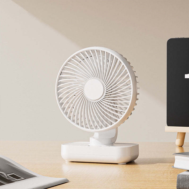 Portable Rechargeable USB Desk Fan with 4 Speeds | Stornfield