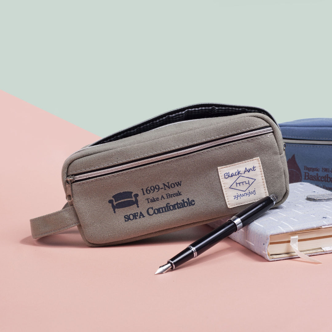 Basketball-Themed Utility Pencil Case