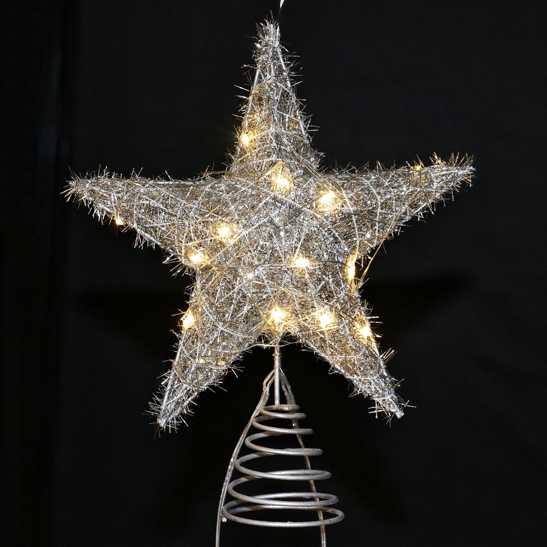 Christmas tree star topper made of iron