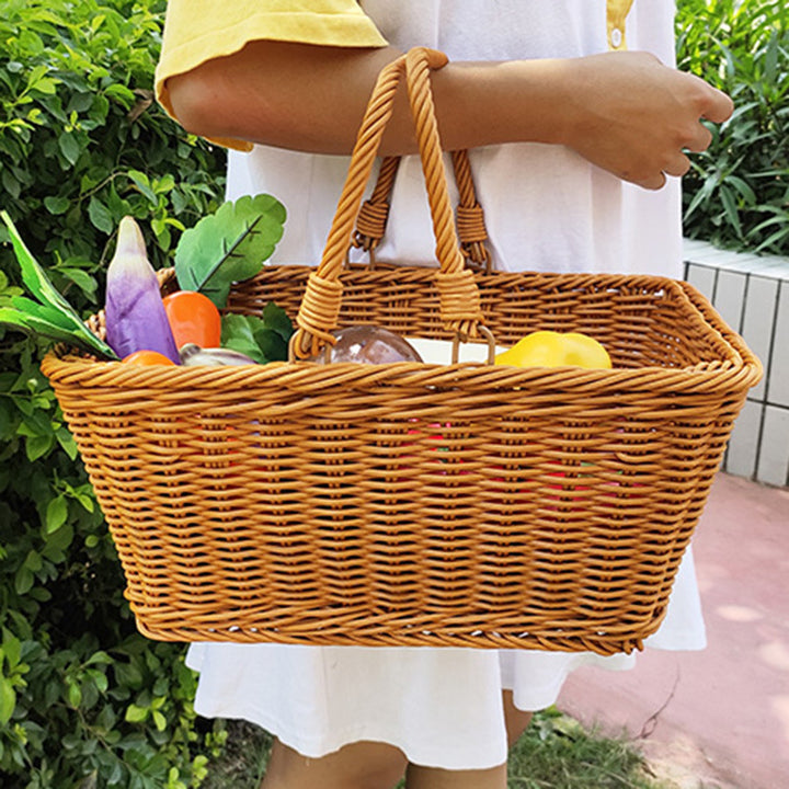 Stylish Woven Market Basket Stornfield