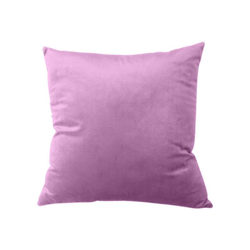 Square Velvet Decorative Throw Pillow with Plush Fill