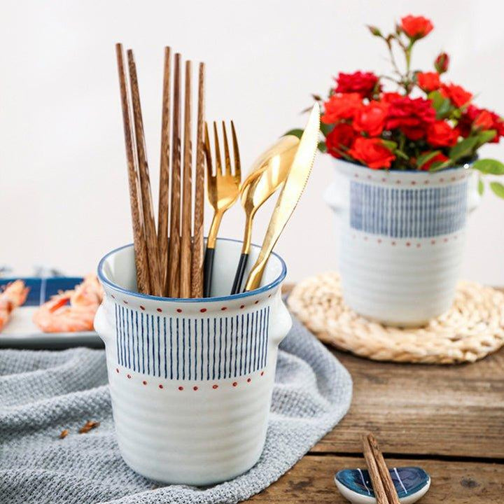 Japanese Handcrafted Ceramic Glazed Chopsticks Holders | Stornfield