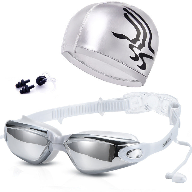Swimming set with comfortable swimming goggles and trendy swimming cap Stornfield