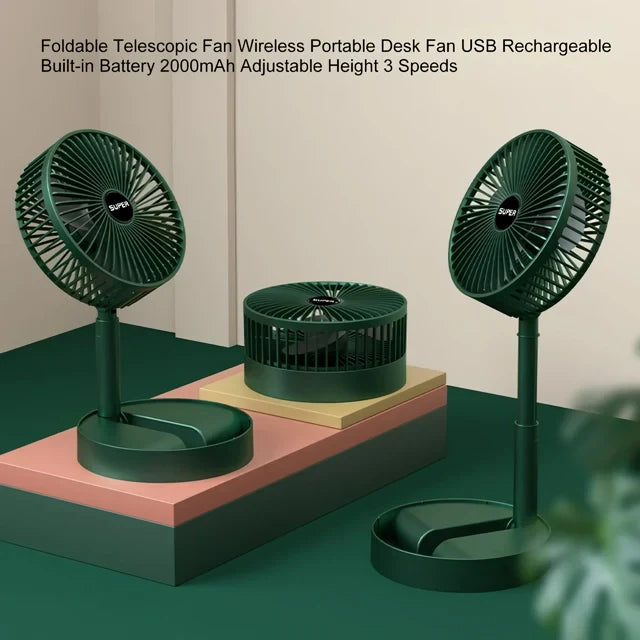 Compact 6-Inch USB Portable Fan with 3-Speed Control | Stornfield