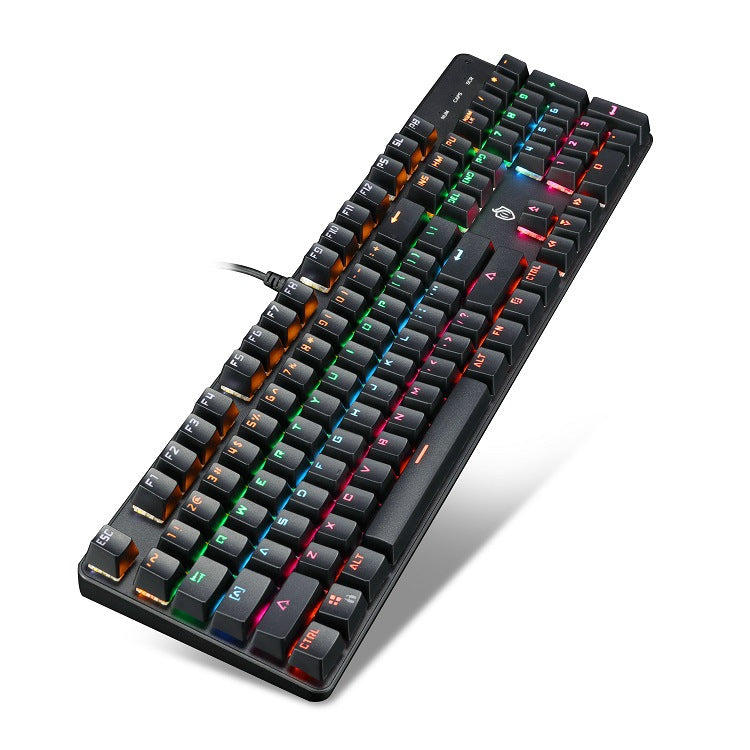 Mechanical gaming keyboard with RGB lighting and programmable keys Stornfield