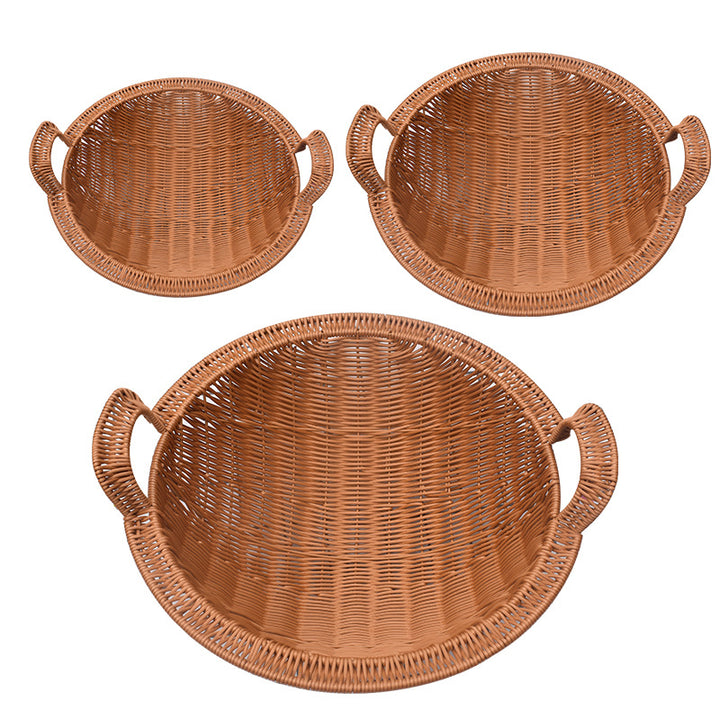 Woven Storage Basket with Handles Stornfield