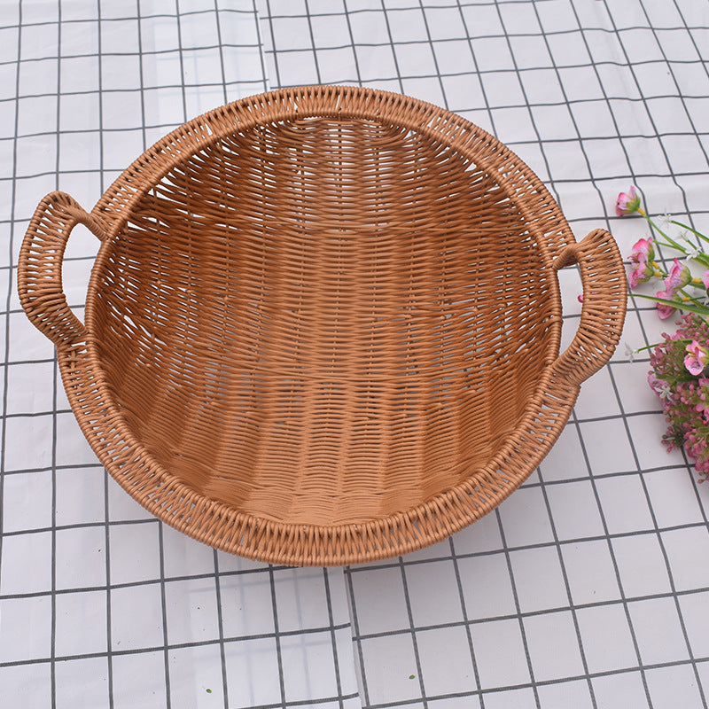 Woven Storage Basket with Handles Stornfield