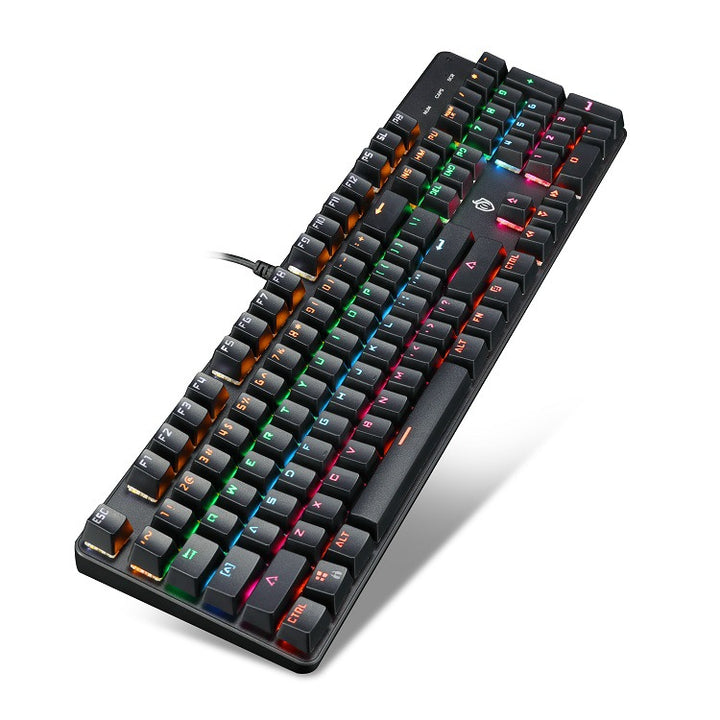 Mechanical gaming keyboard with RGB lighting and programmable keys Stornfield