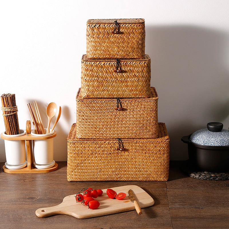 Unisex storage chest made of refined natural material Stornfield