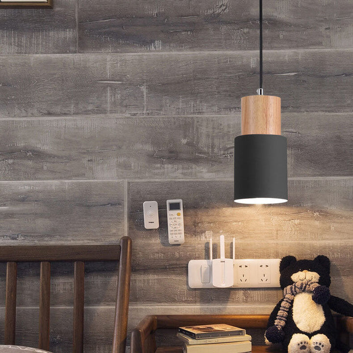 Stornfield | SinglePend - Cylindrical Aluminum LED Hanging Lamp 1-Light Nordic Macaron