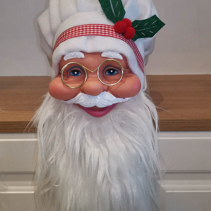 Decorative Santa Claus figurine set
