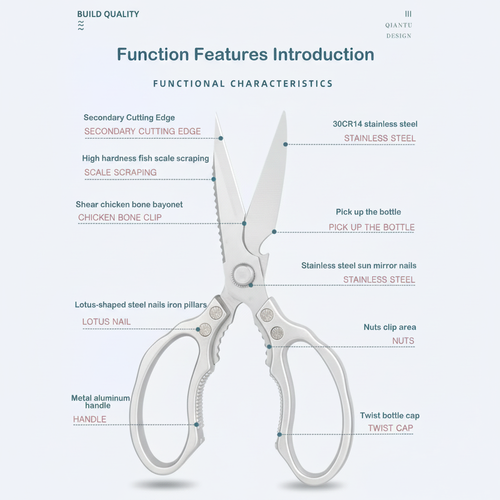 Stornfield | Japanese Stainless Steel Ultimate Task Kitchen Scissors