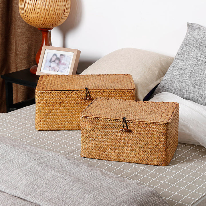 Unisex storage chest made of refined natural material Stornfield