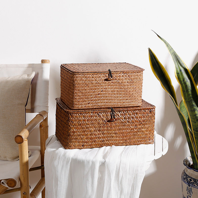 Unisex storage chest made of refined natural material Stornfield